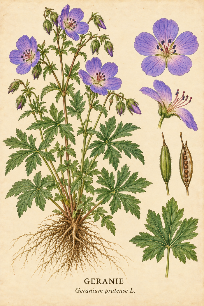 Geranie · Wiesen-Storchschnabel