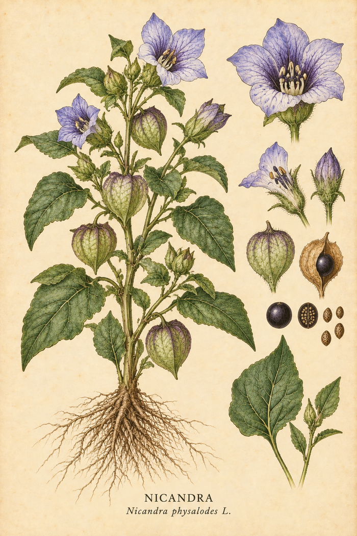 Nicandra · Giftbeere
