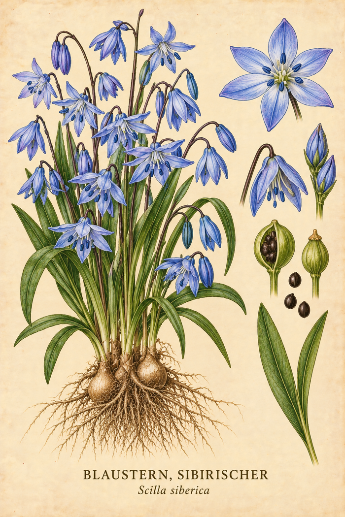 Blaustern · Sibirischer Blaustern