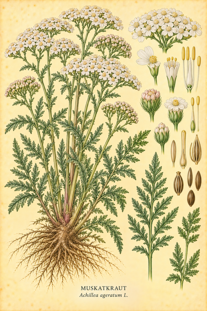 Muskatkraut · Muskatgarbe